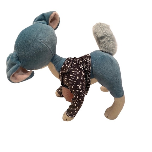 Bratz Petz Blue Puppy Dog Poseable Bendable Limbs Big Eye Plush with Cute Jacket - Picture 7 of 14